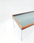 Table basse - Chêne, Acier, Verre