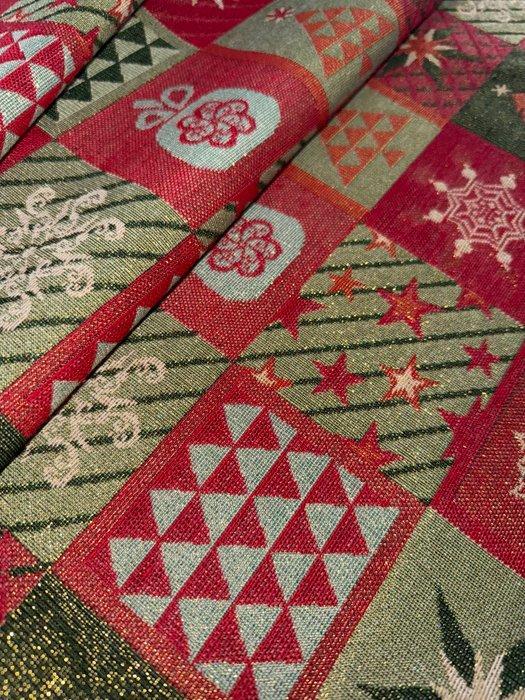 Elegant zwaar gobelinweefsel met patchwork-ontwerp in, Diversen, Kerst