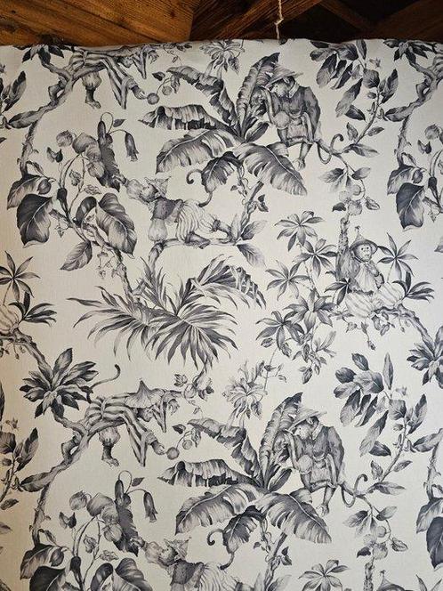 Stoffe De collectie van Guaraná Bloemen Zwart en Wit, Antiek en Kunst, Antiek | Tapijten, Tafelkleden en Textiel