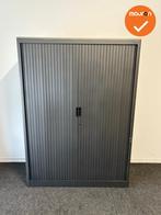 Roldeurkast Aspa - 160x120x45cm - Antraciet, Ophalen of Verzenden, Kast