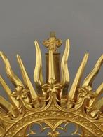 Monstrans - Verguld brons - 1930-1940 - Ostensorium met, Antiek en Kunst