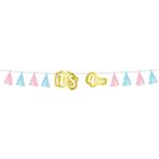 Gender Reveal Letterslinger 2,4m, Verzenden