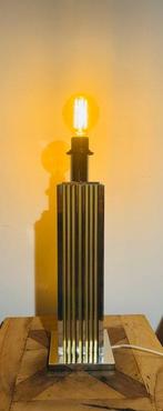 Tafellamp - Messing, Chroom - Vintage tafellamp uit de jaren, Antiek en Kunst