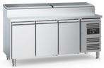 Saladette met RVS deksel 417L | 8x 1/3 GN | 3 deurs |, Verzenden, Nieuw in verpakking