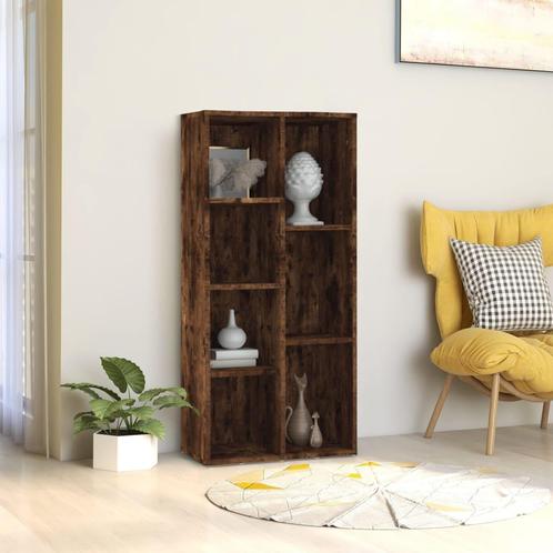 vidaXL Boekenkast 50x25x106 cm gerookt eikenkleurig, Huis en Inrichting, Kasten | Boekenkasten, Nieuw, Verzenden