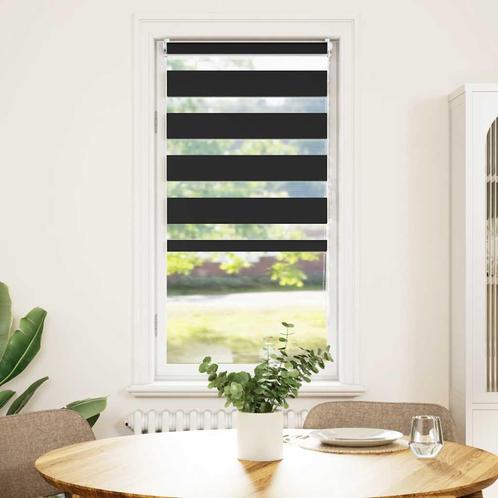 vidaXL Duo Rolgordijn 40x100cm Zwart, Huis en Inrichting, Stoffering | Gordijnen en Lamellen, Nieuw, Verzenden