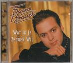 Frans Bauer - Wat Ik Je Zeggen Wil, CD & DVD, Verzenden