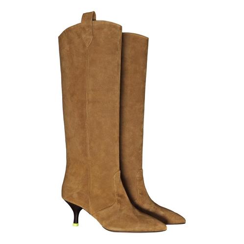 Morobe • bruine seude laarzen • 36,5, Kleding | Dames, Schoenen, Verzenden