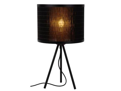 Lucide TAGALOG - Tafellamp - 26 cm - 1xE27 - Zwart, Huis en Inrichting, Woonaccessoires | Overige, Zo goed als nieuw, Verzenden