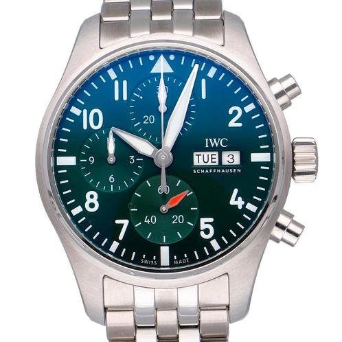 IWC Pilot’s Watch Chronograph IW388104 uit 2023, Bijoux, Sacs & Beauté, Montres | Hommes, Envoi