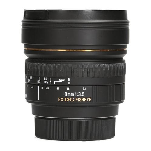 Sigma 8mm F3.5 EX DG Fisheye - Nikon F, Audio, Tv en Foto, Foto | Lenzen en Objectieven, Zo goed als nieuw, Ophalen of Verzenden
