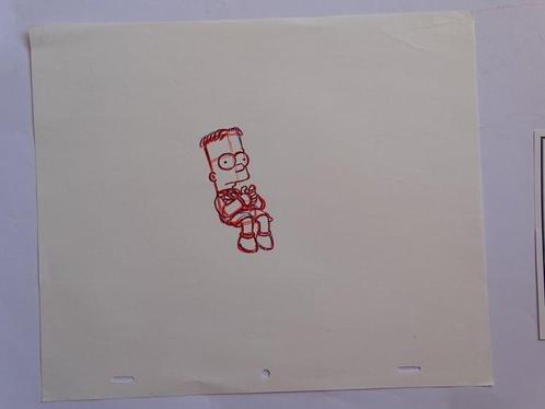 Matt Groening - 1 Original drawing - The Simpsons - Bart, Cd's en Dvd's, Dvd's | Tekenfilms en Animatie