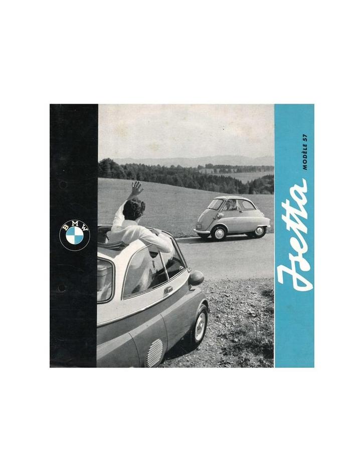 1957 BMW ISETTA BROCHURE FRANS, Boeken, Auto's | Folders en Tijdschriften