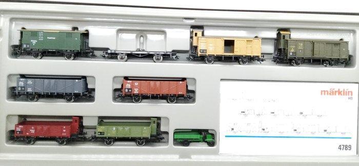 Märklin H0 - 4789 - Modeltrein goederenwagonset (9) -, Hobby en Vrije tijd, Modeltreinen | H0