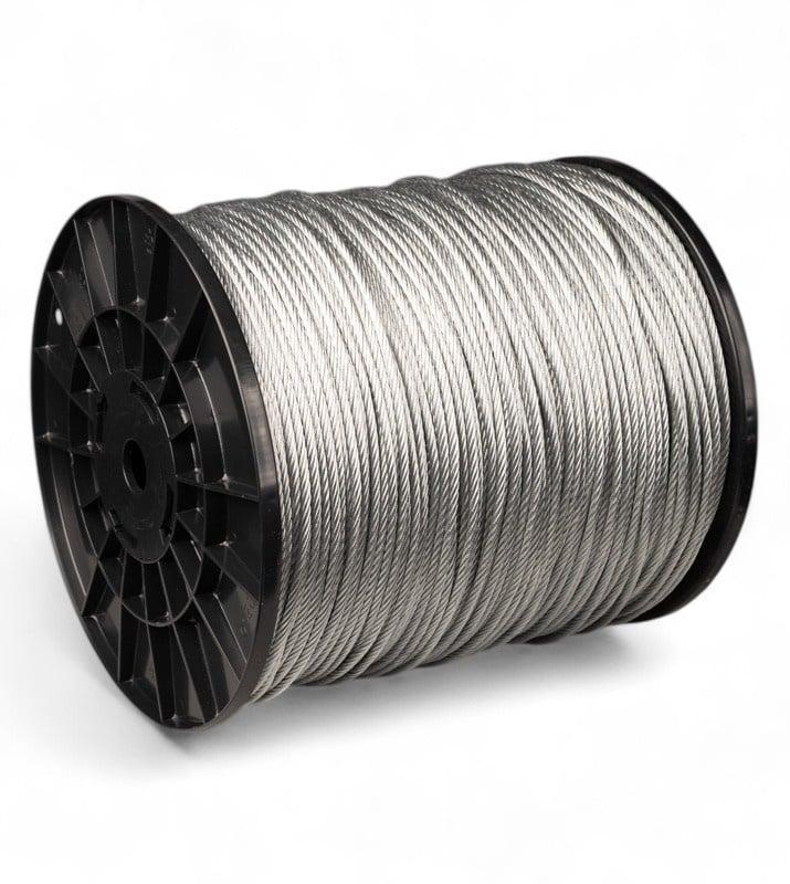 Staalkabel 4 mm 600 meter op katrol, Tuin en Terras, Overige Tuin en Terras, Verzenden