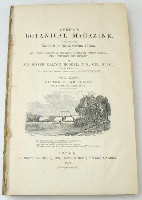 Joseph Dalton Hooker - Curtiss Botanical Magazine;, Antiek en Kunst, Antiek | Boeken en Manuscripten