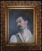 European school (XIX), Follower of Cezanne - Portrait of an, Antiek en Kunst