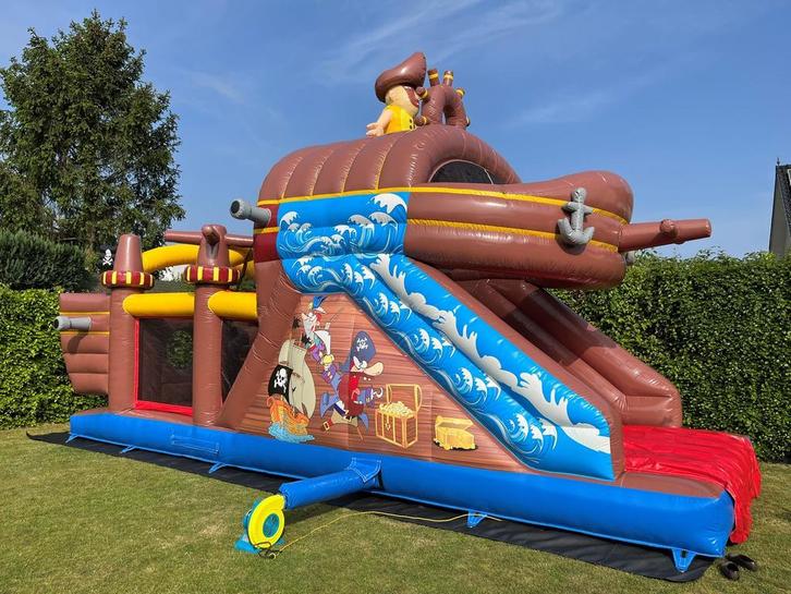 springkasteel piratenboot, Hobby en Vrije tijd, Feestartikelen, Nieuw, Ophalen