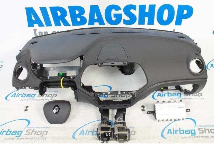 AIRBAG SET – DASHBOARD ZWART RENAULT CAPTUR FACELIFT, Auto-onderdelen, Dashboard en Schakelaars, Gebruikt, Renault