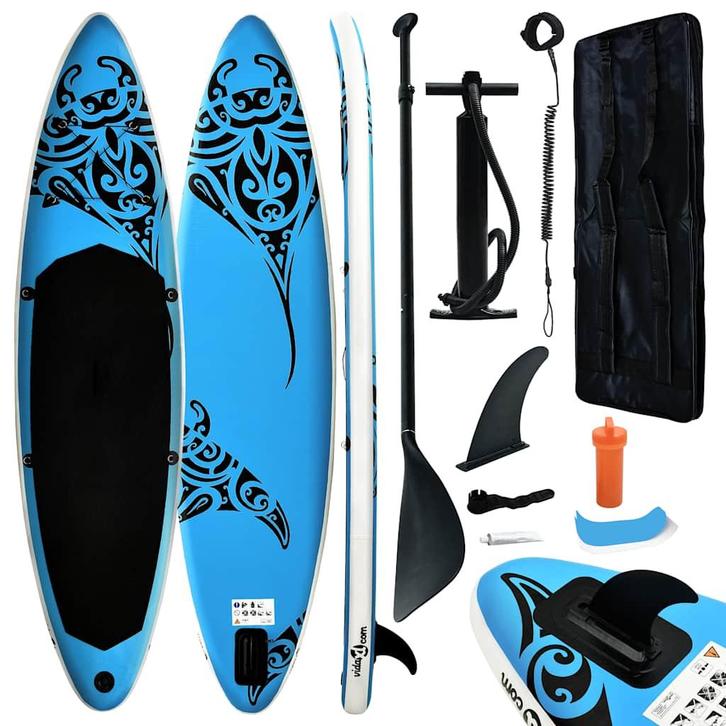 vidaXL Stand Up Paddleboardset opblaasbaar 305x76x15 cm, Watersport en Boten, Suppen, Nieuw, Verzenden