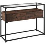 tectake Consoletafel Reading 101,5x41,5x80,5cm - Industrieel, Verzenden, Nieuw