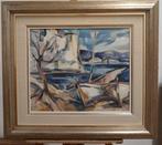 Europese school (XX) - Barcos cubistas, Antiek en Kunst