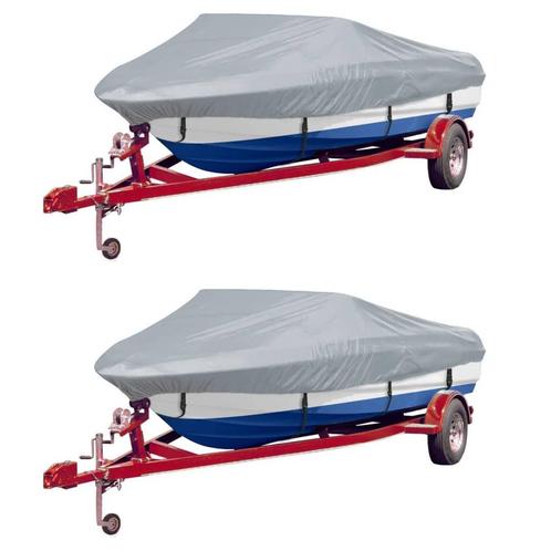 vidaXL Boothoezen 2 st 610-671x254 cm grijs, Watersport en Boten, Bootonderdelen, Nieuw, Verzenden