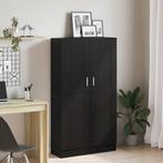 vidaXL Boekenkasten 2 stuks Zwart Eiken 165x30,5x150 cm, Verzenden, Nieuw