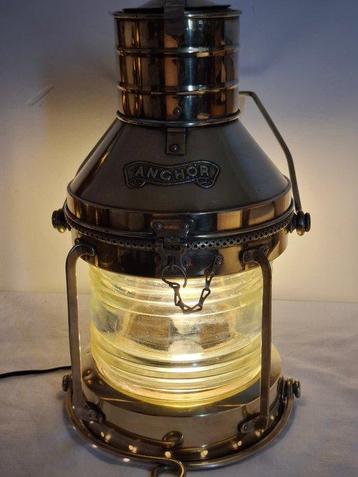 Anchor lamp - Glas, Messing beschikbaar voor biedingen