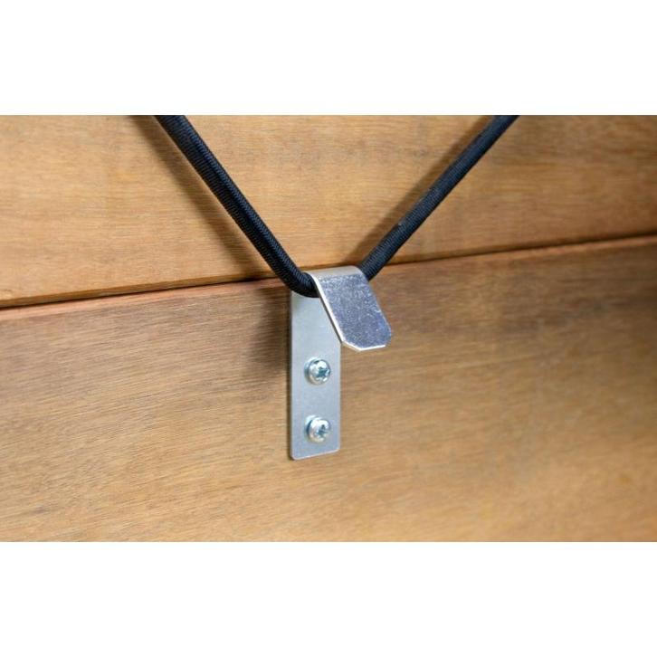 Crochet plat 170kg 67x20 mm, galvanisé - kerbl, Auto diversen, Aanhangers en Bagagewagens