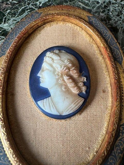 Snijwerk, Fraai gesneden cameo - 85 mm - Been, Hout, Antiek en Kunst, Antiek | Overige Antiek