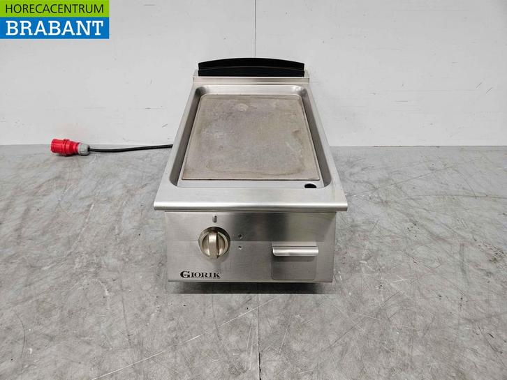 RVS Giorik Grillplaat Bakplaat 40 cm 400V Horeca, Zakelijke goederen, Horeca | Keukenapparatuur, Ophalen of Verzenden