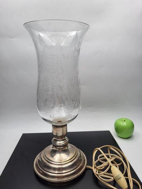 Baccarat - Lampe de table (2) - Cristal, Sheffield, Antiek en Kunst, Antiek | Glaswerk en Kristal