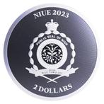 Niue. 2 Dollars 2023 1oz $2 NZD Niue Lucky Clover Silver