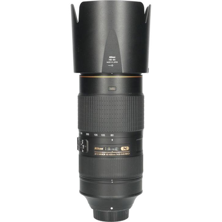 Tweedehands Nikon AF-S 80-400mm f/4.5-5.6G ED VR CM4920, Audio, Tv en Foto, Foto | Lenzen en Objectieven, Overige typen, Gebruikt