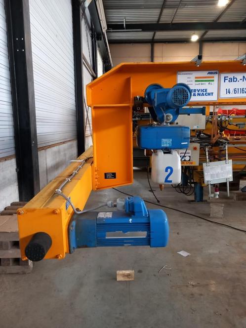 Abus enkelligger bovenloopkraan 6.400 x 2x 2t, Bricolage & Construction, Outillage | Autres Machines, Enlèvement