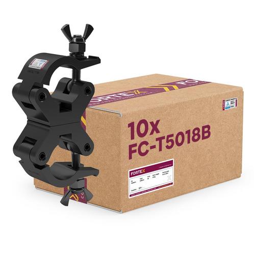 10x FORTEX Swivel Coupler truss klem WLL 750kg buis Ø48-51mm, Musique & Instruments, Lumières & Lasers, Envoi