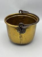 Authentieke koperen emmer aker - Seau - Cuivre, Fer, Antiek en Kunst