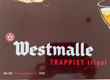 Emaillerie Belge - Westmalle emaille bord slechts. 250 stuks beschikbaar voor biedingen