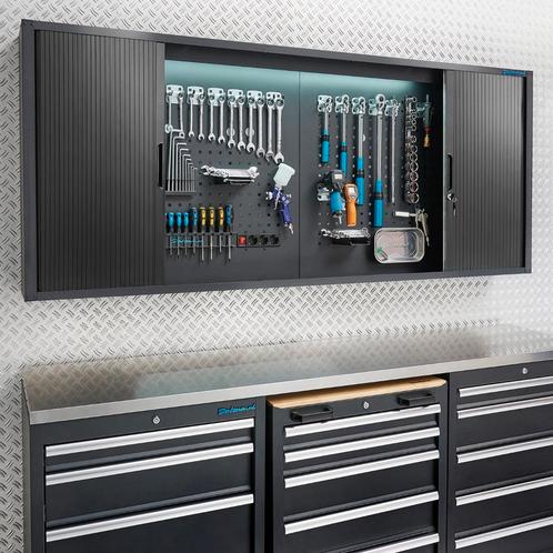 Datona Afsluitbare gereedschapskast met gatenbord - Datona, Doe-het-zelf en Bouw, Werkbanken, Ophalen of Verzenden