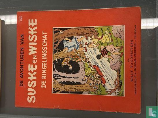 Suske en Wiske - De Ringelingschat - 1957, Livres, BD, Envoi