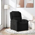 Fauteuil Fluweel Zwart | Retour Deal | 60% Korting, Huis en Inrichting, Fauteuils, 125 tot 150 cm, Verzenden, Zo goed als nieuw