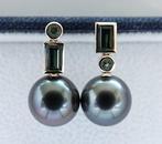 Boucles doreilles Or jaune 18 carats - Perle de Rikitea -, Nieuw