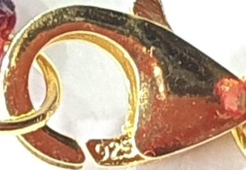Rubi - Croix Sacré-Cœur avec Circonios - Fermeture en argent