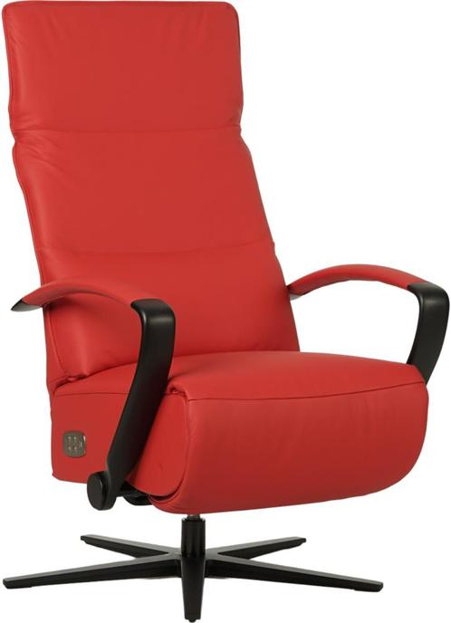 leren industriële relaxstoel - zithoogte hoog -  ( leer), Huis en Inrichting, Fauteuils, 75 tot 100 cm, Nieuw, 50 tot 75 cm, Leer
