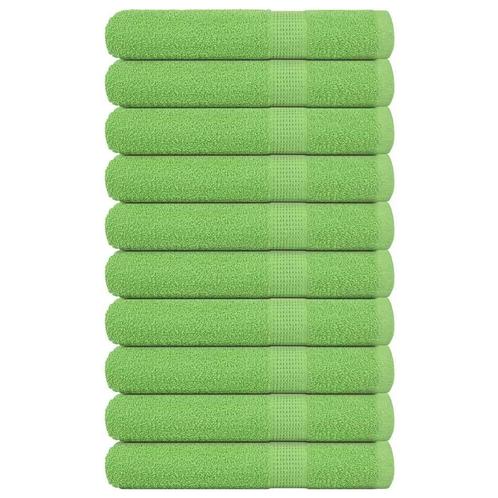 vidaXL Saunahanddoeken 10 st 80x200 cm 360 g/m² 100% katoen, Huis en Inrichting, Badkamer | Badtextiel en Accessoires, Nieuw, Verzenden