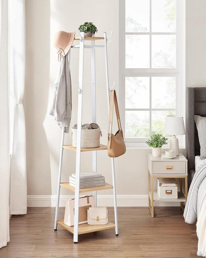 Kastmeubel - kledingkast - kapstok meubel - 8 dubbele haken, Huis en Inrichting, Woonaccessoires | Kapstokken, Verzenden