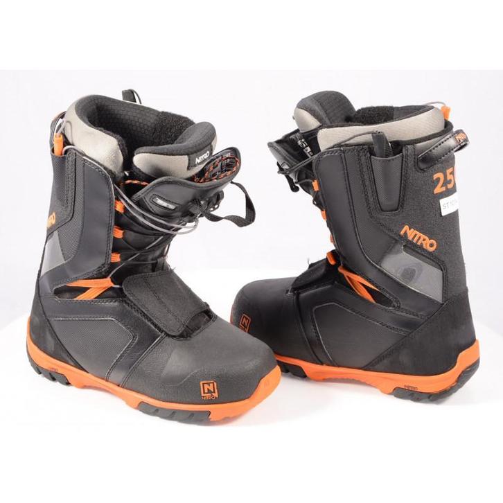 38 snowboard schoenen NITRO AGENT TLS, BLACK/orange ( zoals, Sport en Fitness, Snowboarden, Schoenen, Zo goed als nieuw, Verzenden