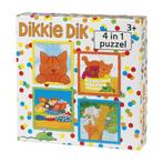 Dikkie Dik 4- In 1 Puzzel, Hobby en Vrije tijd, Nieuw, Verzenden