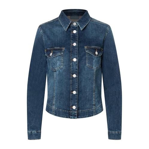 MAC • donkerblauw denim jasje • S, Kleding | Dames, Truien en Vesten, Verzenden